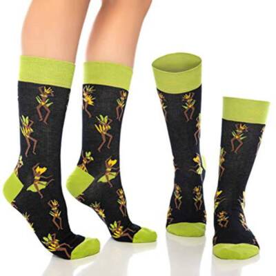 Bambooven Men & Women Fun Dress Socks – (6 Pairs)