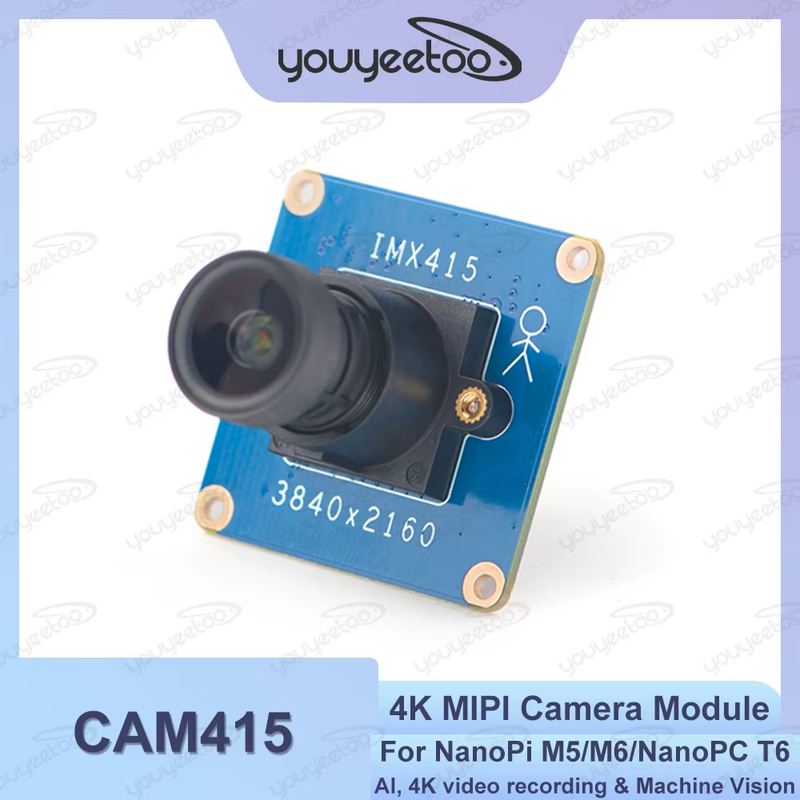 4K MIPl Camera Module CAM415 8MP STARVIS IMX415 lmage Sensor AI 4K Video Recordi