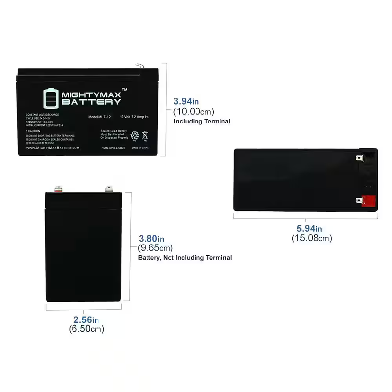 12V 7Ah Battery for Home ADT Security Alarm System