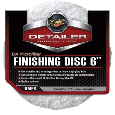 Meguiar's DA Microfiber Finishing Disc 2-pk #DMF6