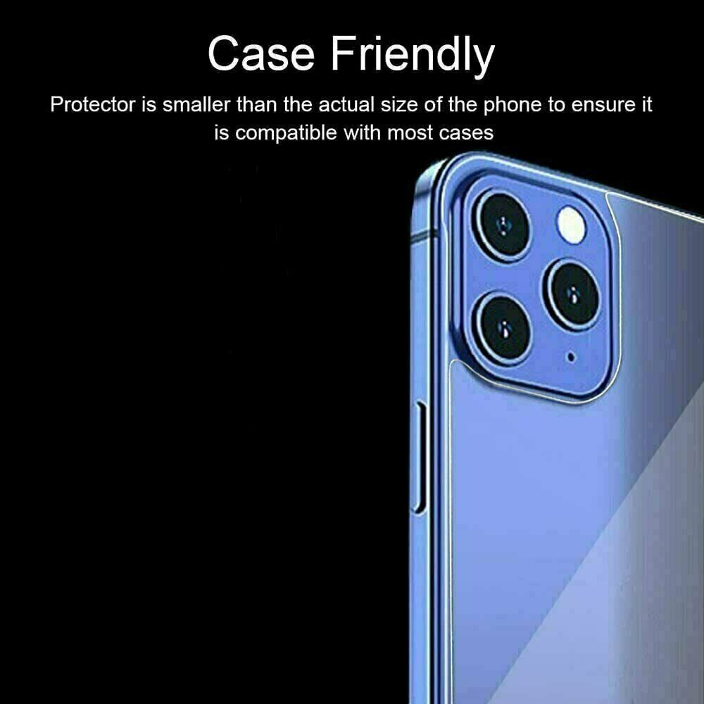 Bulk Lot 50X Tempered Glass Back Screen Protector For iPhone 15 14 13 12 Pro Max