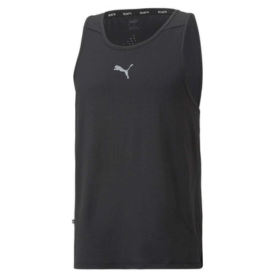 

Спортивная майка Puma Run Cloudspun Crew Neck Mens Size  Casual Athletic 52, Черный, Puma Run Cloudspun Crew Neck Athletic Tank Top