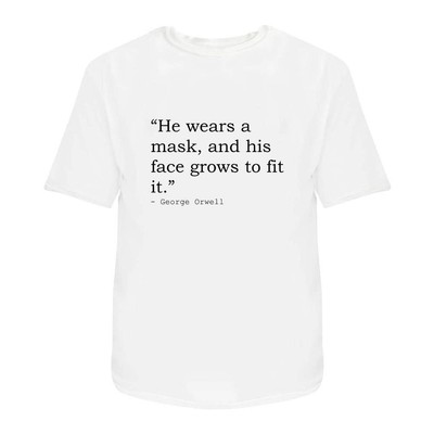 George Orwell Quote Men's / Women's Cotton T-Shirts (TA425569)