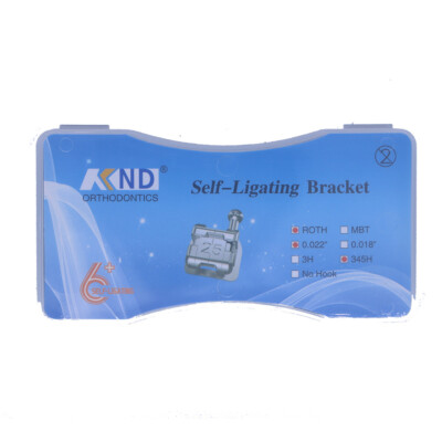 6th generation dental orthodontic self-litating bracket with 6th buccal tube