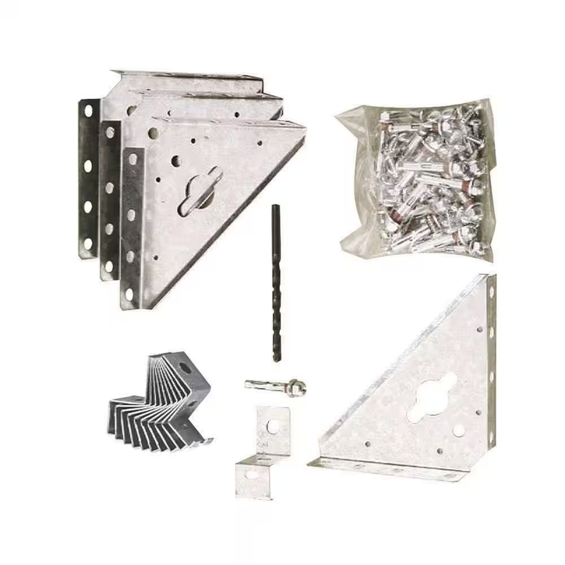 Arrow Shed Anchor Kit Concrete Floor Frame Tie Down Wind Resistant Steel Clips