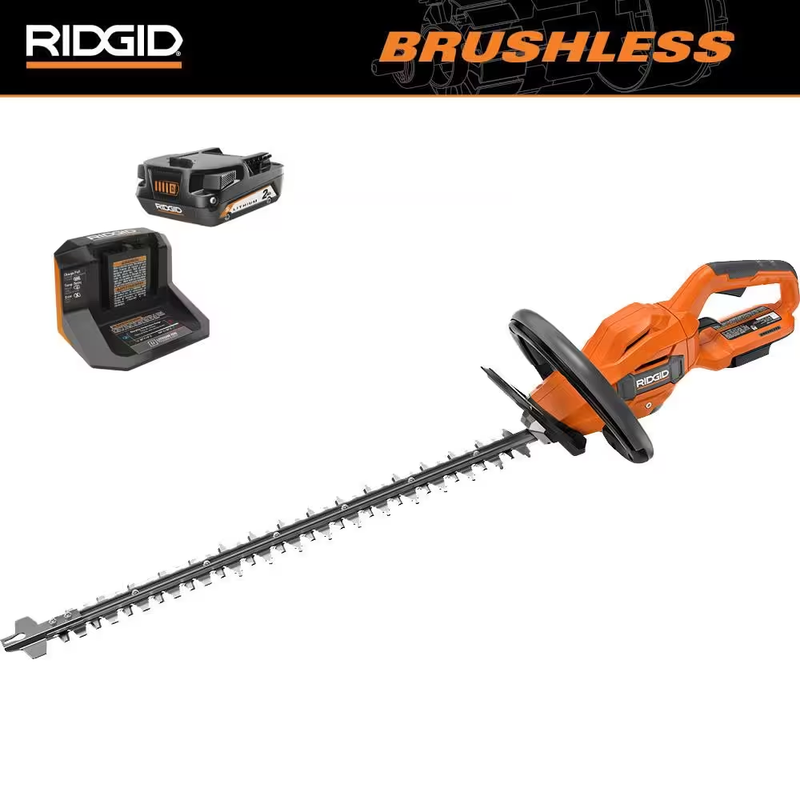 22 In. 18v Brushless Cordless Battery W/2.0 Ah Battery & Cha