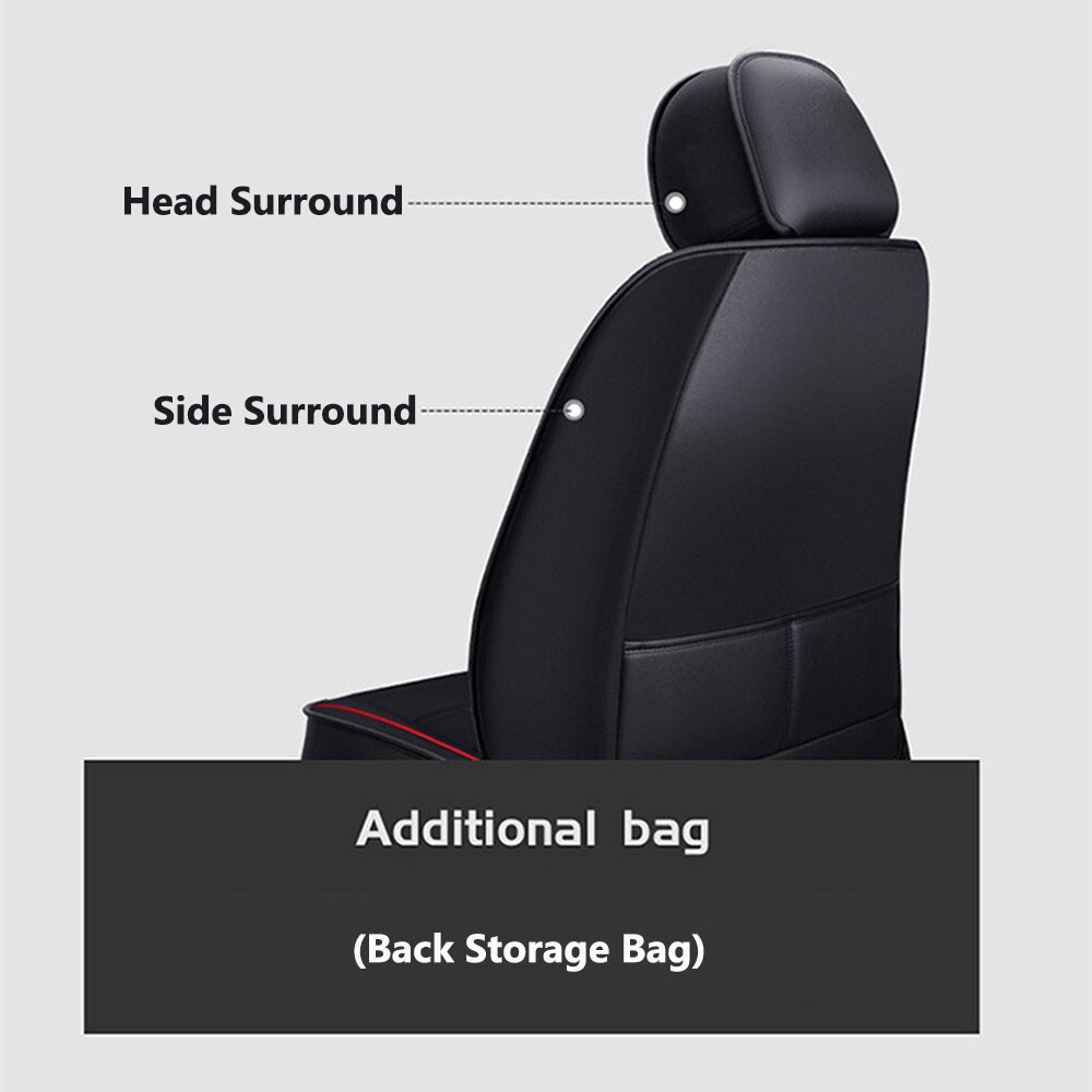 For Honda Accord Civic CR-V HR-V Leather Car Seat Covers 5-Seat Full Set Cushion