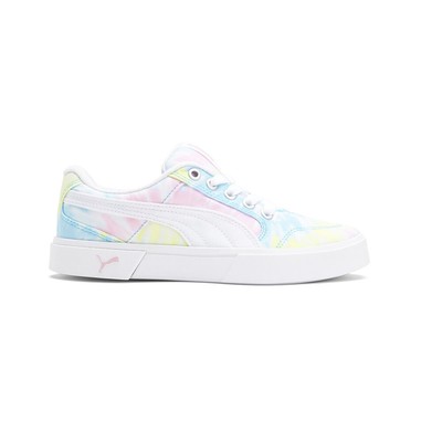 Молодежные белые кроссовки Puma CRey Tie Dye на шнуровке для девочек Повседневная обувь 38328601