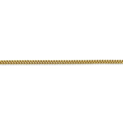 Pre-owned Skyjewelers Real 10kt Yellow Gold 1.5mm Franco Chain; 16 Inch; Lobster Clasp