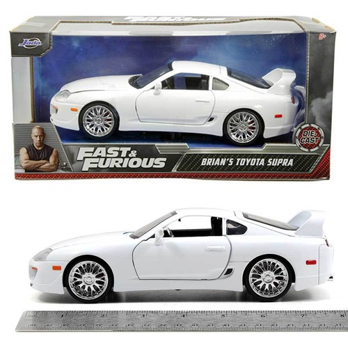 1:24ワイスピ BRIAN&#39;S 1996 TOYOTA SUPRA WH Jada's Fast & Furious Brian's Toyota Supra White 1/24