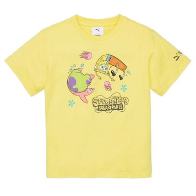 

Puma Sponge X Graphic Crew Neck Футболка с короткими рукавами для мальчиков, размер , повседневная футболка, Желтый, Puma Sponge X Graphic Crew Neck Short Sleeve T-Shirt Youth