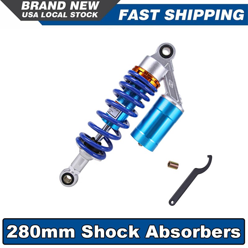 Motorcycle 280mm 11'' Rear Air Shock Absorbers Suspension ATV Dirt Bike 80cc