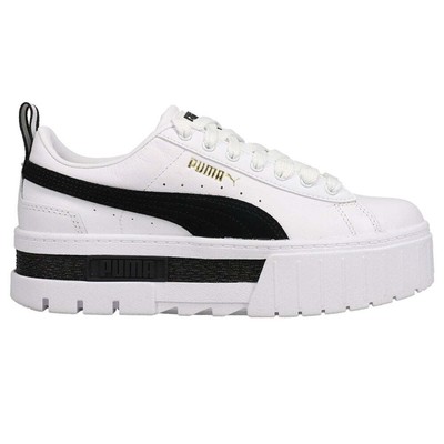 Женские кроссовки Puma Mayze Leather Platform, размер 7,5 м, повседневная обувь 38198301