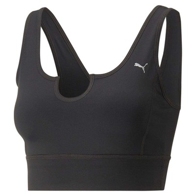 

Женская черная повседневная майка Puma Forever Luxe Ellavate с круглым вырезом и бретельками, Черный
