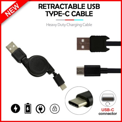 B2G1 FREE USB Type-C FAST Retract Charger Cable for OnePlus Ace 3 Pro / Nord 4