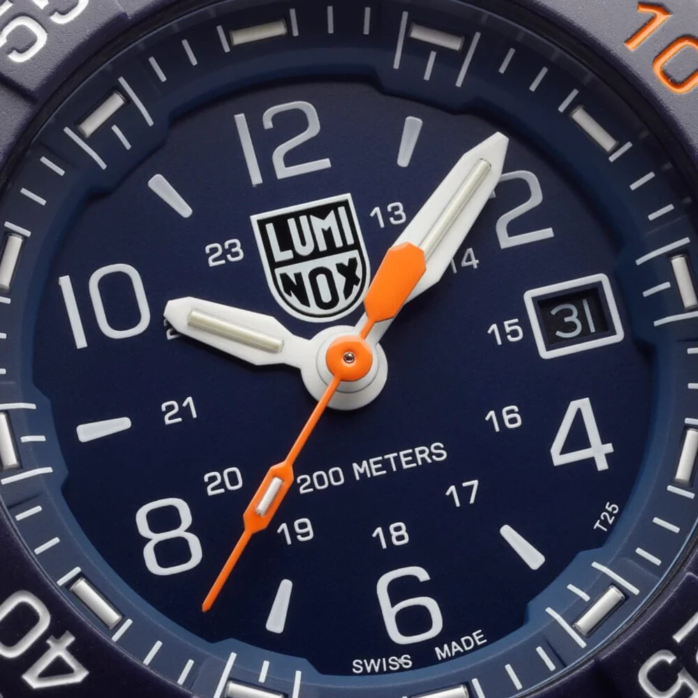 Pre-owned Luminox Navy Seal Foundation Back To The Blue Diver Watch 45mm Xs.3253.cbnsf.set