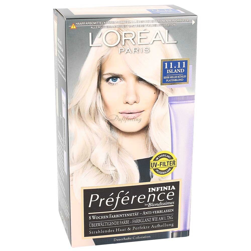 L'Oréal Preference Infinia Island 11.11