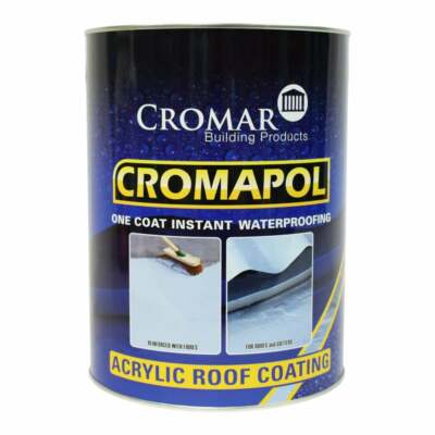 Cromapol | Acrylic Roof Coat | Roof Paint Sealant | Emergency Roof Repair | 5kg
