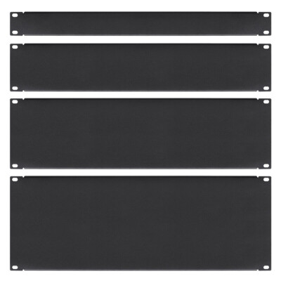  1U-4U Vented Unvented Blank Rack Mount Panel Spacer 19'' Network Server Cabinet