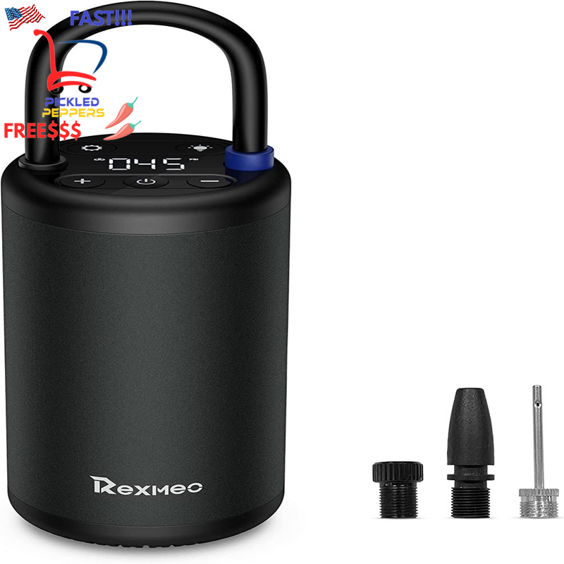 Best Cordless Tire Inflator with Gauge Portable 12V Electric Pump 150 PSI Auto