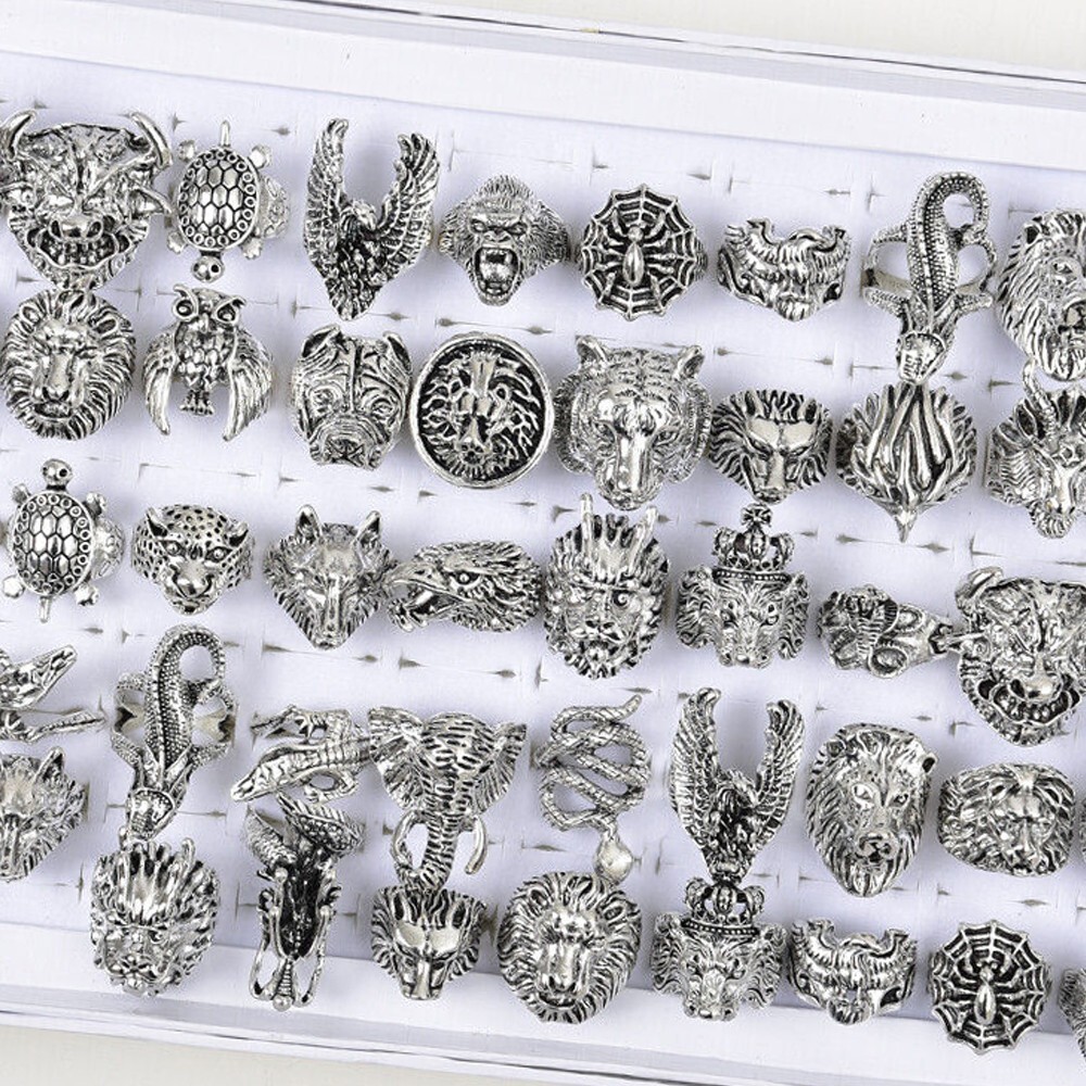 silver ringアンティーク『7匹の猫』10号 silver ringアンティーク『7匹の猫』10号