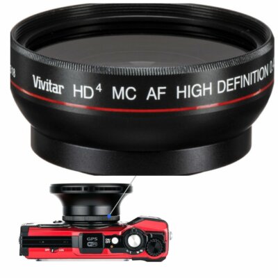 2X OPTICAL HD TELEPHOTO LENS FOR OLYMPUS TOUGH TG-6, TG-5, TG-4, TG-3, TG-2 