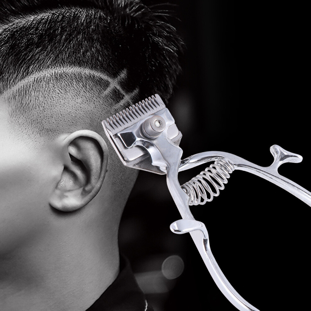 Men Old Fashion Manual Hair Scissor Cutter Trimmer NonElectric Haircut