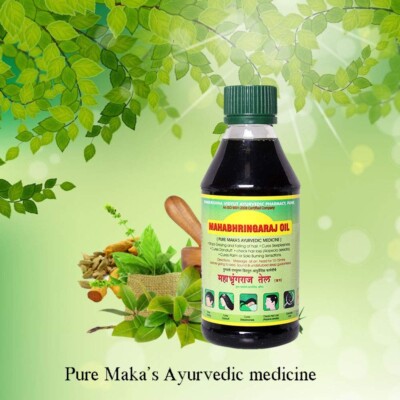 Maha Bhringraj Mahabhringraj Eclipta Brahmi Amla Hair Growth Scalp Oil 200ml