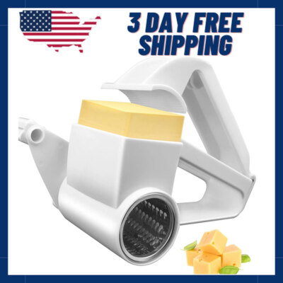 Olive Garden Rotary Parmesan Cheese Grater Stainless Steel Drum Freeshipping New