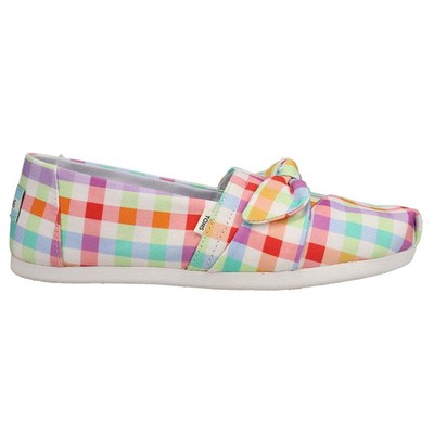 

Женские синие балетки TOMS Alpargata с галстуком-бабочкой 10016695T, Синий, TOMS Alpargata Bow Tie Slip On