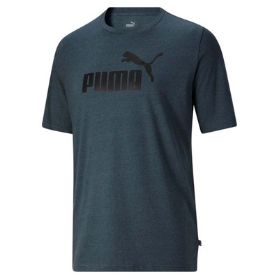 

Футболка Puma Ess Heather с круглым вырезом и короткими рукавами, большие высокие мужские размеры  Athletic, Grey, Puma Ess Heather Crew Neck Short Sleeve T-Shirt Big Tall