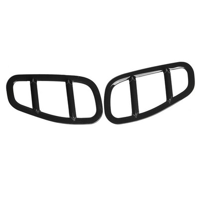 Dekor Seitenleuchtenabdeckungen Trim Black.Car Styling Zubehör Protector