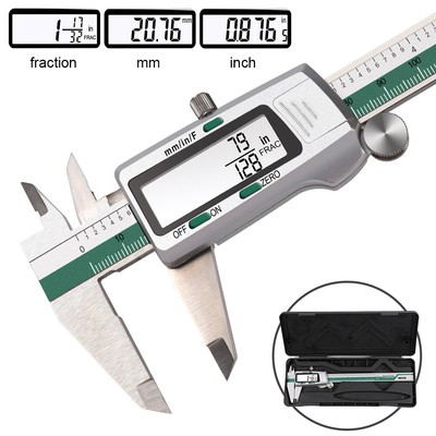 150mm Digital Electronic Vernier Caliper Gauge Stainless Steel Micrometer Y4H7