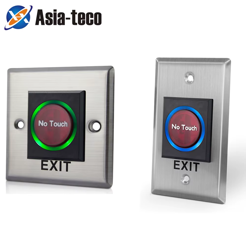 Infrared Sensor Switch No Touch Contactless Door Release Exit Button with LED In