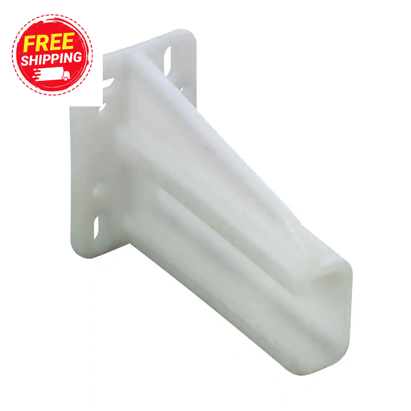 Blum White Drawer Slide Rear Socket for Blum Euro Slide Series 230M (2-Pack)