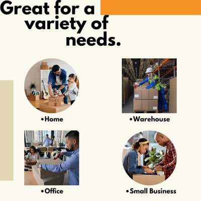 36 Rolls Clear Packing Shipping Tape - 2"x110 Yards - Moving, Storage, Shipping