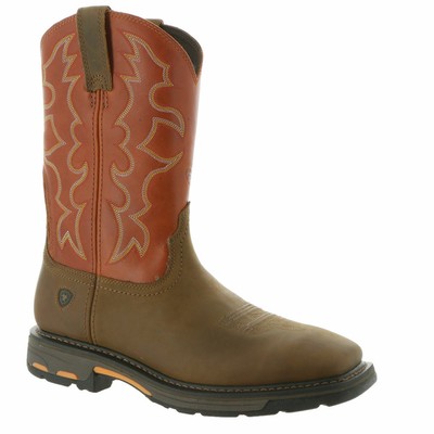 Мужские ботинки Ariat Workhog Wide 9 2E US - Земля