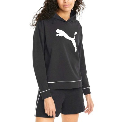 Puma Modern Sports Pullover Hoodie Женская черная повседневная верхняя одежда 84710401