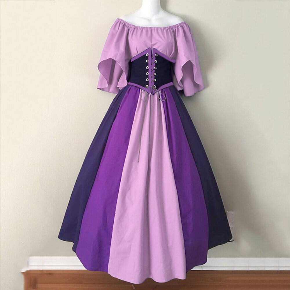 Damen Mittelalterliches Kostüm ,Trompetenärmel,irisches Hemdkleid ...