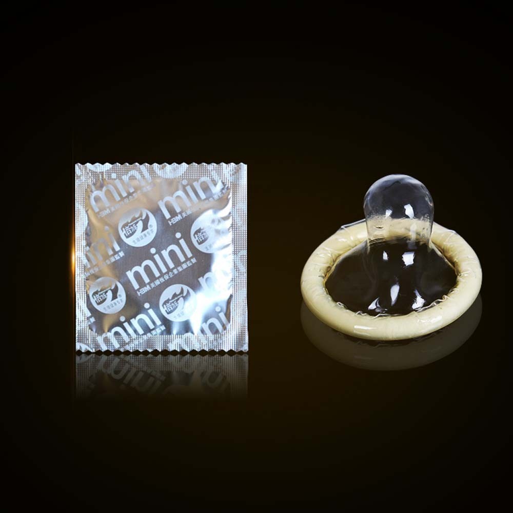 10Pcs/Pack Mini Small Tight 46mm Adult Latex Condoms Mens Smooth Thin