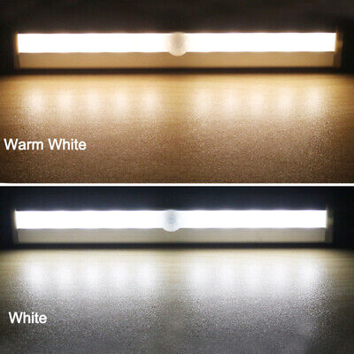 LED Night Light Wake Up Light FOR Cabinet Stair Step Motion Sensor Rechargeable