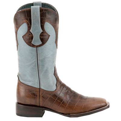 

Мужские повседневные ботинки Ferrini Mustang Square Toe Cowboy Blue, Brown 40793-10, Ferrini Mustang Square Toe Cowboy