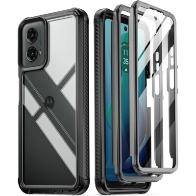For Moto G 5G 2024 Case Poetic Shockproof Bumper Cover with Built-in Screen