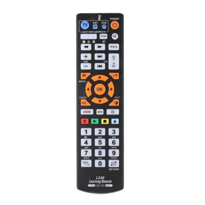Universal Learning Remote Control For TV CBL DVD SAT STB DVB HIFI TVBOX VCR STR