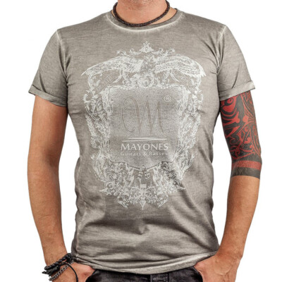 Mayones Guitars and Basses Clash T-Shirt, Grey, Large