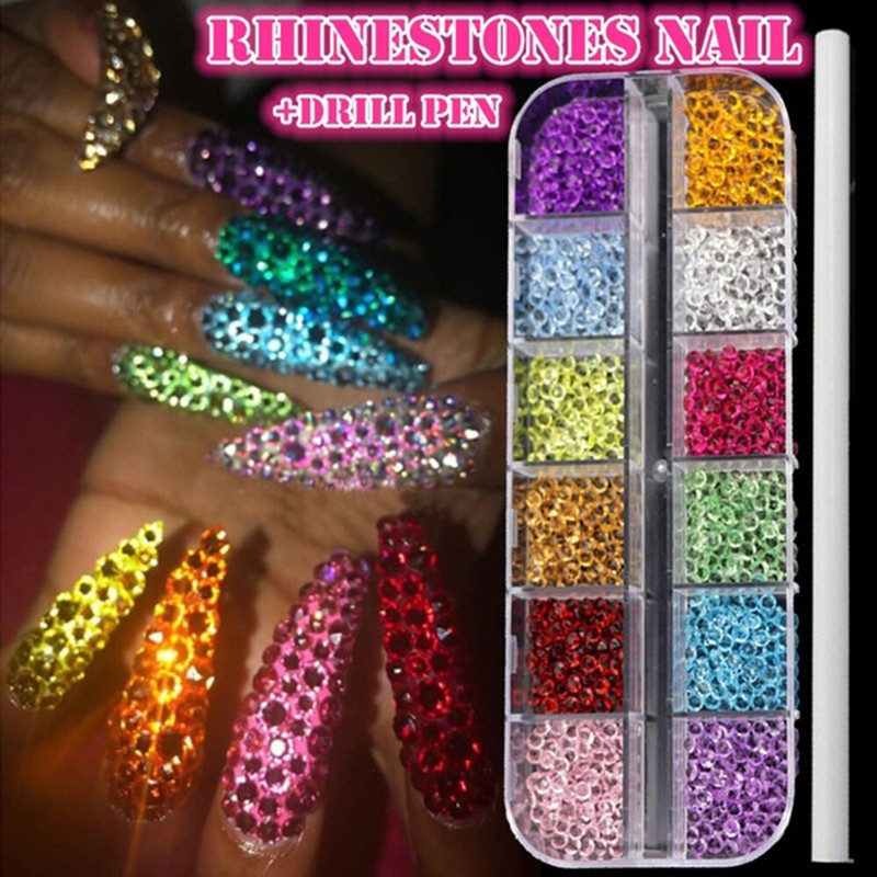 Zubehör für Nägel Set für die Dekoration von Nagelkunst Maniküre mit UV -Gel