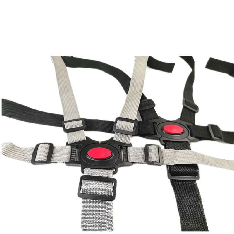 Kid Pushchair For Stroller High Chair Seat Belts 5 Point Harness Safe Belt