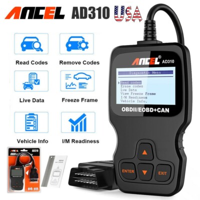 Ancel AD310 Car OBD2 Code Reader Engine Fault Scanner Auto EOBD Diagnostic Tool
