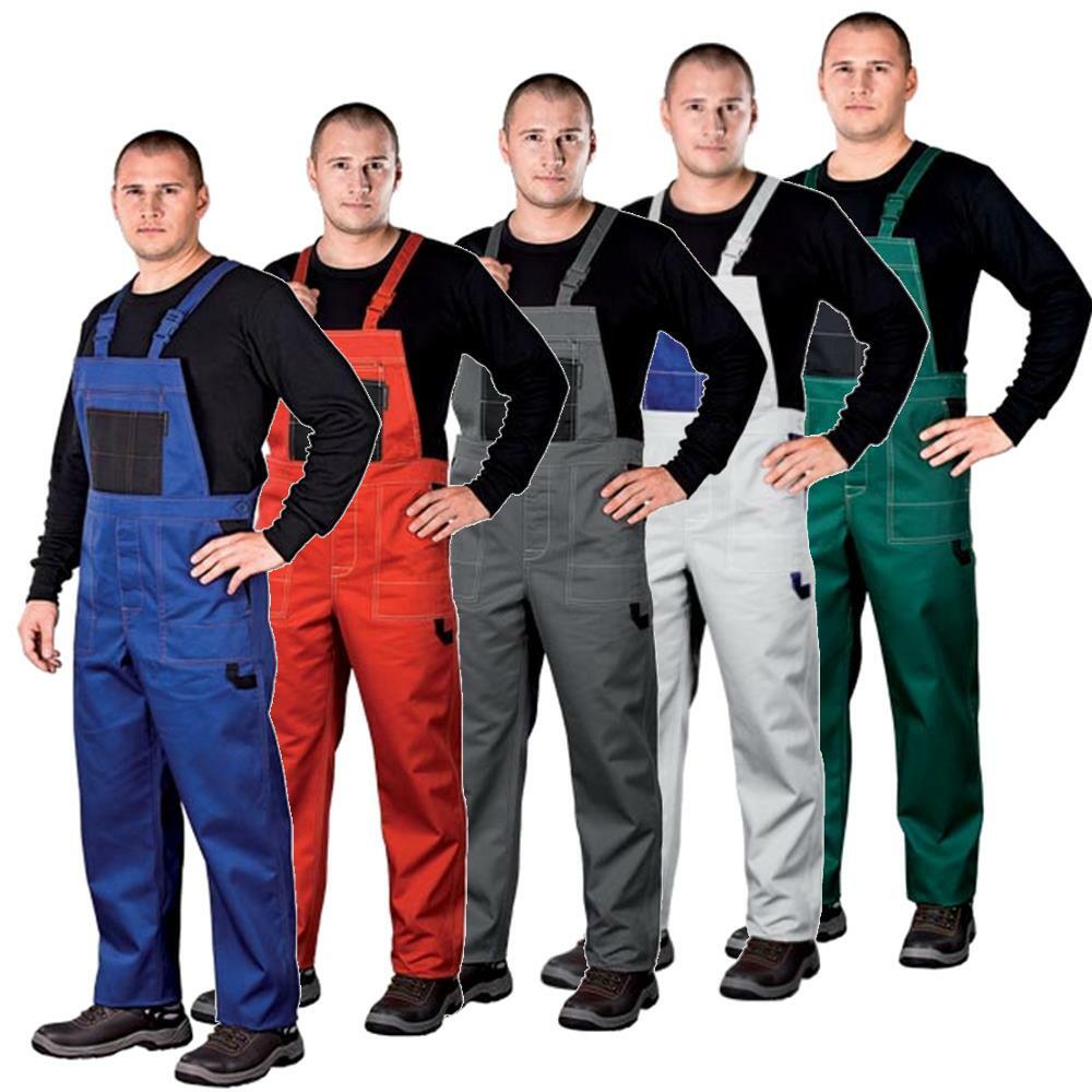 Arbeitslatzhose rot  Elektriker Latzhose Arbeitskleidung Latzhosen Gr. 46-62 