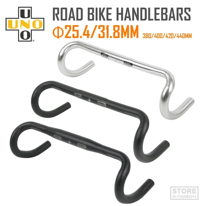 Racing Bike Bent Handlebars Aluminum Alloy Road Sport Ergonomic Cycling Drop Bar